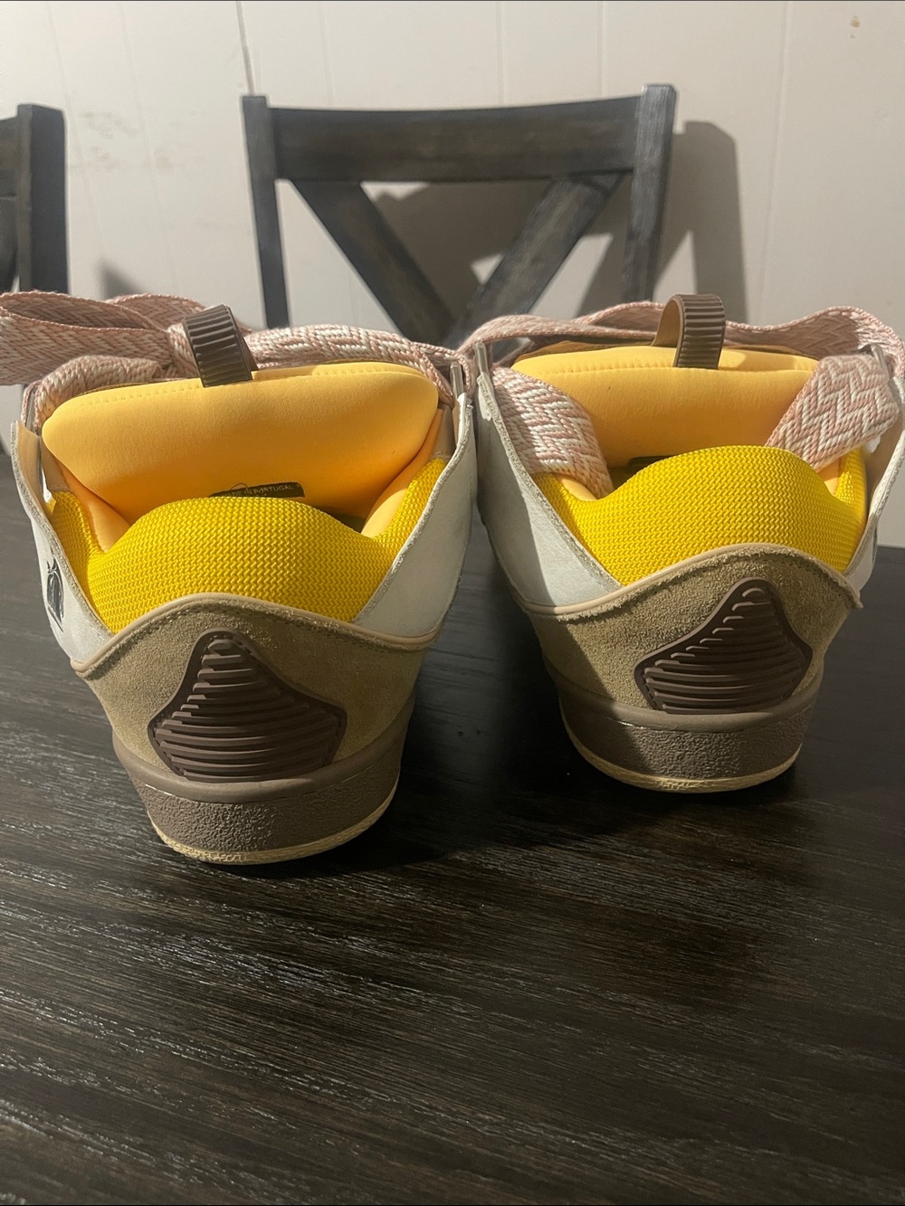 Yellow/tan Lanvins men’s size 8 - Picture 4 of 6